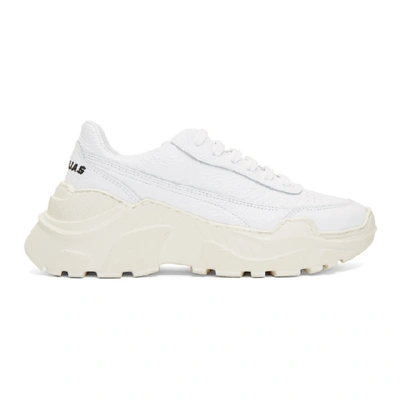 Shop Joshua Sanders White Zenith Sneakers