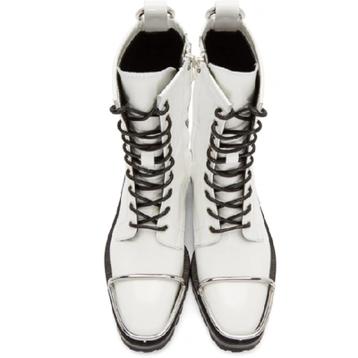 Shop Alexander Wang White Kennah Boots