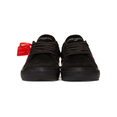 Shop Off-white Black And Pink Low Vulcanized Sneakers In 1028 Blk/fu