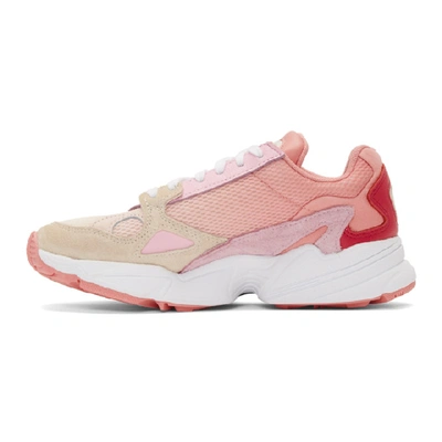 Shop Adidas Originals Pink Falcon Sneakers