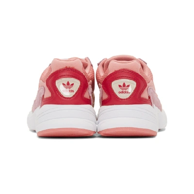 Shop Adidas Originals Pink Falcon Sneakers