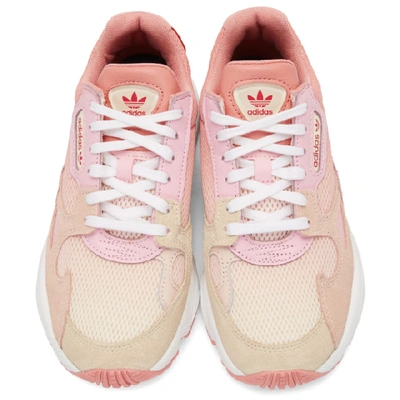 Shop Adidas Originals Pink Falcon Sneakers