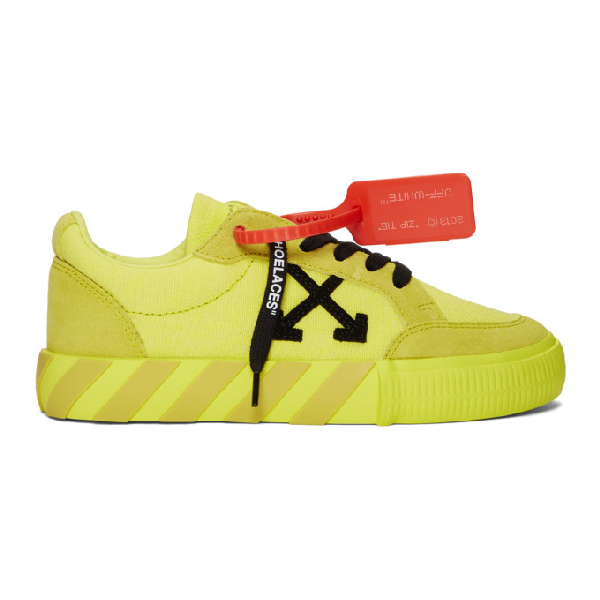 yellow off white shoes