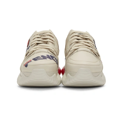 Shop Fendi White  Mania Chunky Sneakers In F15fk White