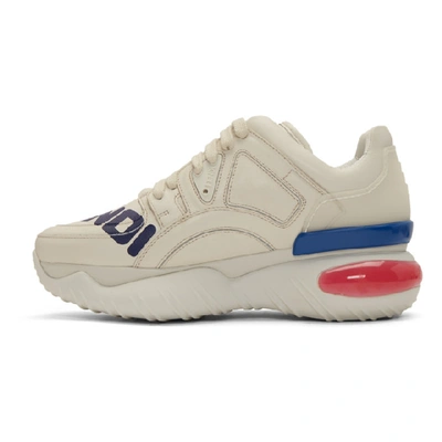 Shop Fendi White  Mania Chunky Sneakers In F15fk White