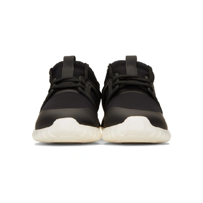 Shop Moncler Black Meline Sneakers In 999 Black