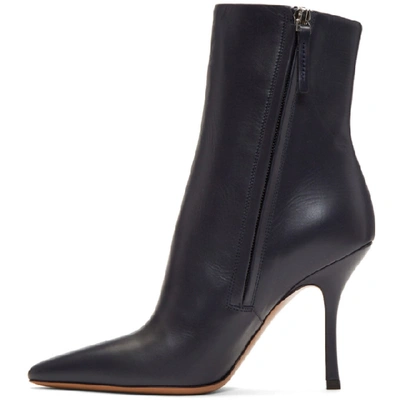 Shop The Row Navy Gloria Boots In Nvy Navy