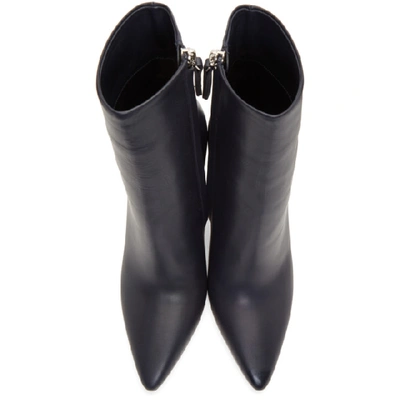 Shop The Row Navy Gloria Boots In Nvy Navy