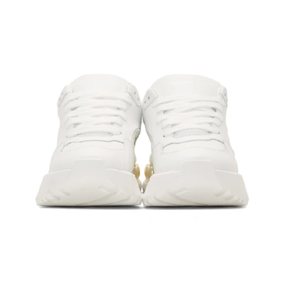 Shop Nicholas Kirkwood White Nkp3 Lace-up Sneakers In W01 White