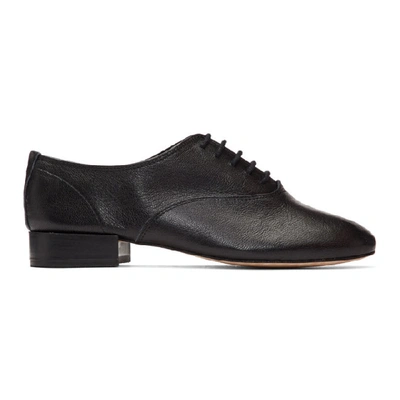 Shop Repetto Black Zizi Oxfords In 410 Black