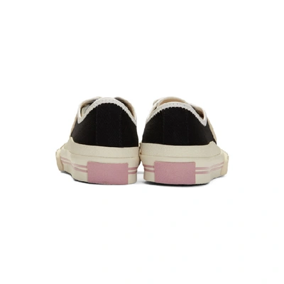 Shop Acne Studios Black Blå Konst Logo Patch Sneakers