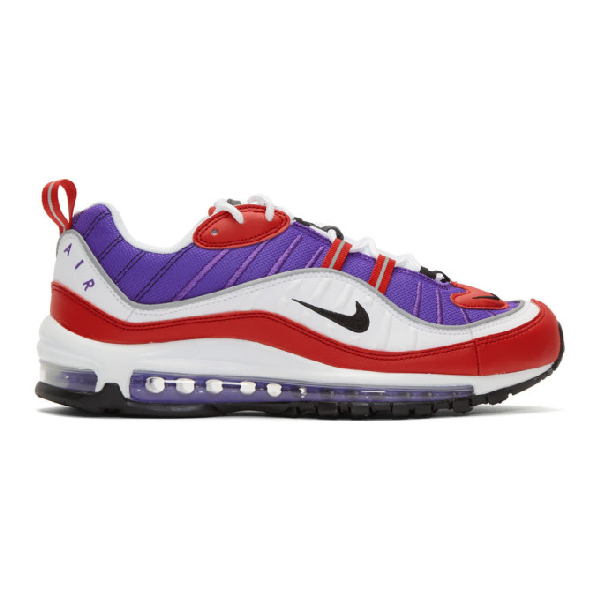 orange and purple air max 98