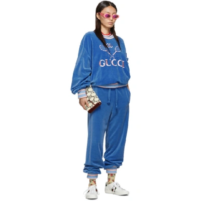 GUCCI 白色 ACE 运动鞋