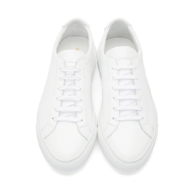 Shop Common Projects White Original Achilles Low Sneakers In 0506 White