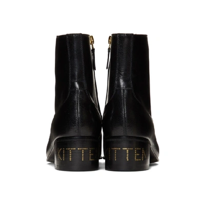 Shop Gucci Black Ebal Ankle Boots