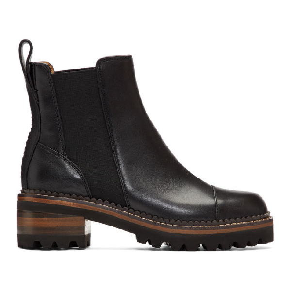 see by chloe chelsea boots
