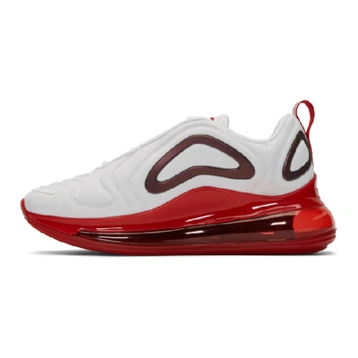 Shop Nike White And Red Air Max 720 Se Sneakers In 100 White/h