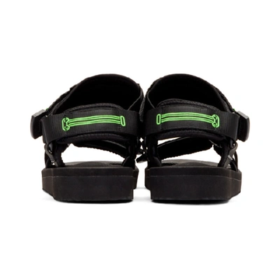 Shop Aries Black Suicoke Edition Depa Cab Sandals