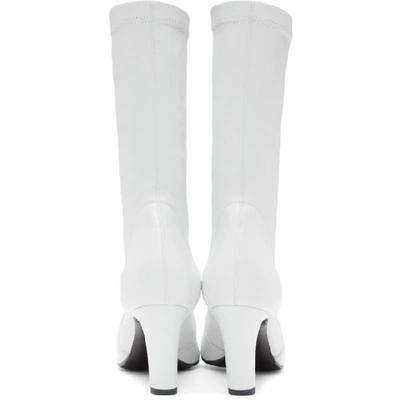 Shop A_plan_application A-plan-application White Low Stretch Boots