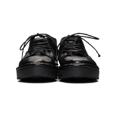 Shop Marsèll Marsell Black Gomme Sancrispa Alta Pedula Oxfords In 6766 Nero