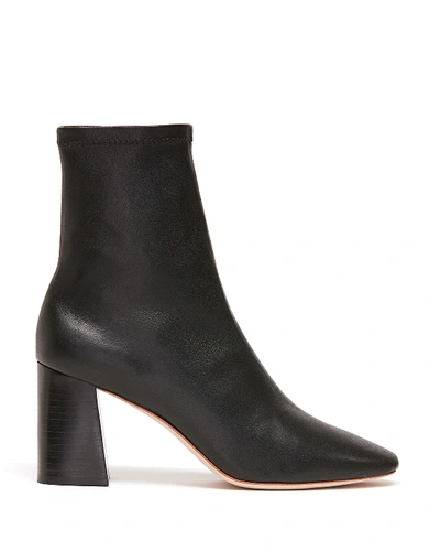 Loeffler Randall Elise Napa 75mm Slim Ankle Booties In Black