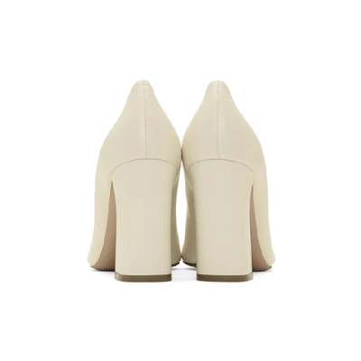 Shop Nicholas Kirkwood Off-white Miri Heels In Cru Ecru