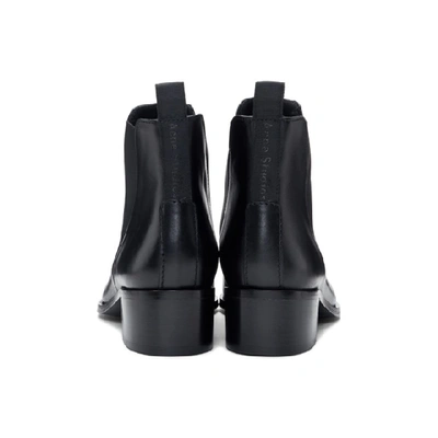 Shop Acne Studios Black Jensen Boots