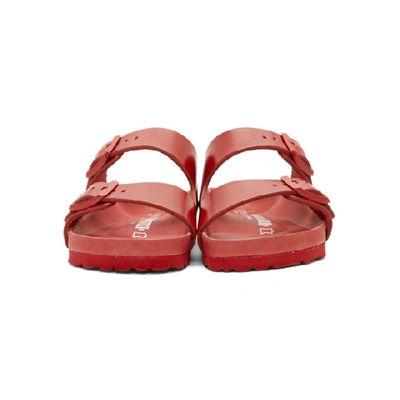 Shop Valentino Red  Garavani Birkenstock Edition Arizona Bs Sandals