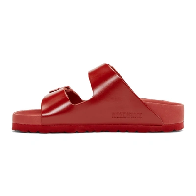 Shop Valentino Red  Garavani Birkenstock Edition Arizona Bs Sandals