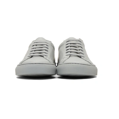 Common Projects Grey Original Achilles Low Sneakers In 7543 Grey