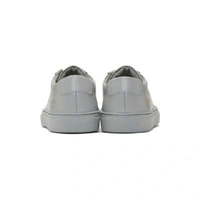 Common Projects Grey Original Achilles Low Sneakers In 7543 Grey
