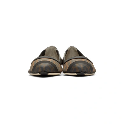 Shop Fendi Black Forever  Colibri Ballerina Flats In F0vav Black