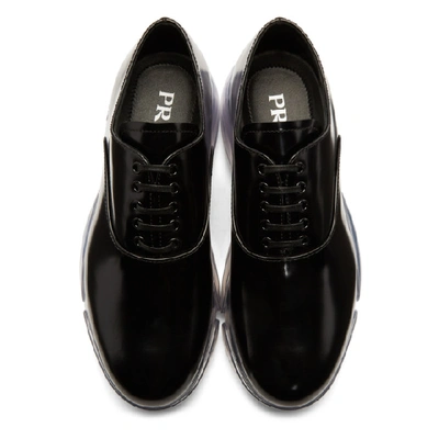 Shop Prada Black Cloudbust Oxfords