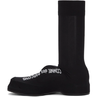 Shop Comme Des Garçons Comme Des Garcons Black George Cox Edition Sock Boots In 1 Black