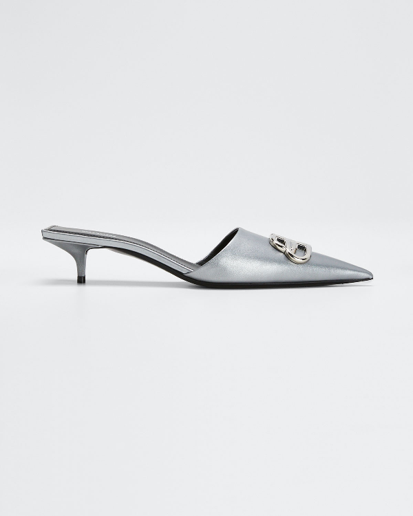 balenciaga scrunch knife mules