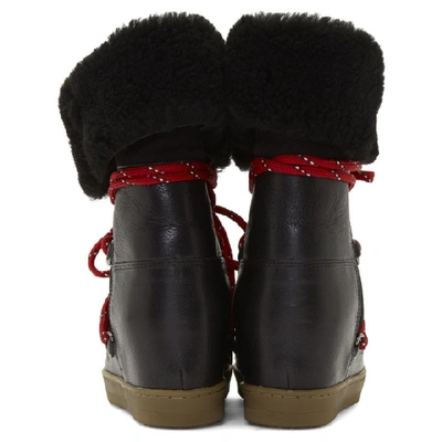 Shop Isabel Marant Black Nowly Boots In 01bk Black