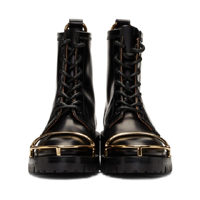 Shop Alexander Wang Black Lyndon Halo Boots In 001 Black