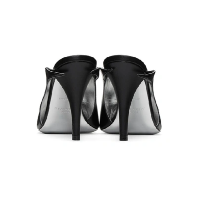 Shop Givenchy Black Heel Mule Sandals