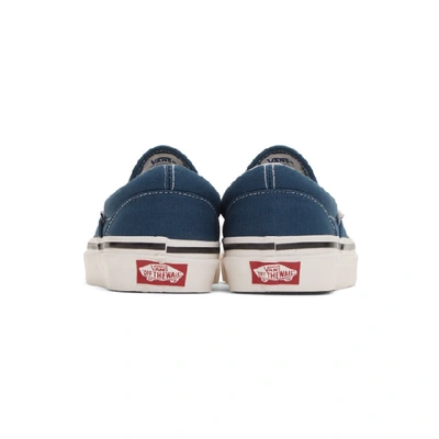 Shop Vans Blue Classic Slip-on 98 Dx Anaheim Factory Sneakers In Og Navy