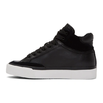 Shop Rag & Bone Rag And Bone Black Rb Army High-top Sneakers In 13 Blkleath