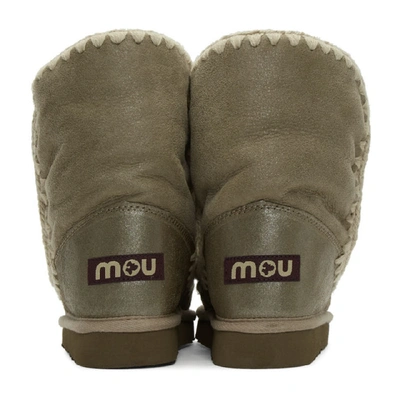 Shop Mou Taupe 24 Mid-calf Boots In Dugol