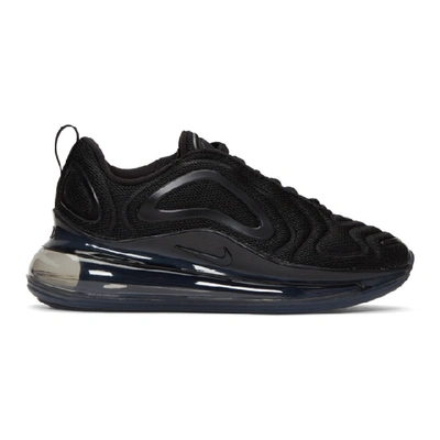 Shop Nike Black Air Max 720 Sneakers In 006 Black/b