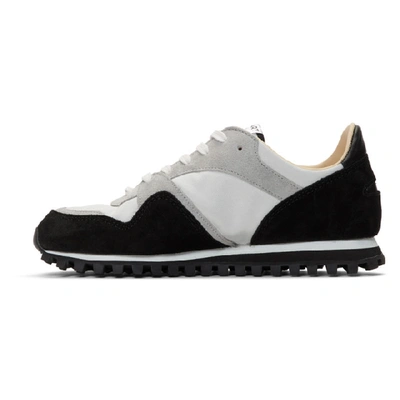 Shop Spalwart Black Marathon Low Sneakers In Black/grey