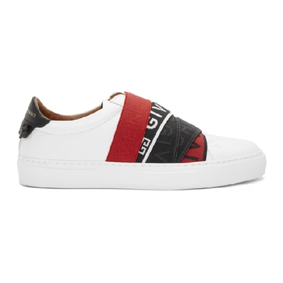 Shop Givenchy Multicolor 4g Webbing Urban Street Sneakers In 199 Red
