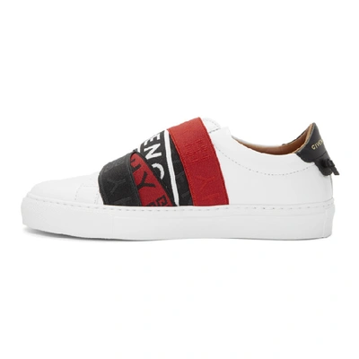 Shop Givenchy Multicolor 4g Webbing Urban Street Sneakers In 199 Red