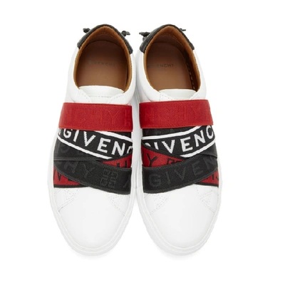 Shop Givenchy Multicolor 4g Webbing Urban Street Sneakers In 199 Red