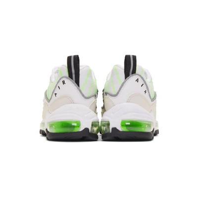 NIKE 白色 AND 绿色 AIR MAX 98 运动鞋