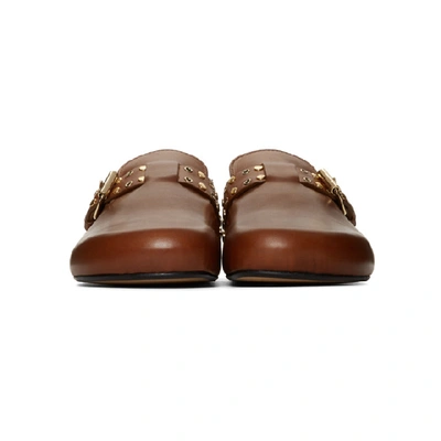 Shop Isabel Marant Brown Mirvin Slippers In 23nl Natura