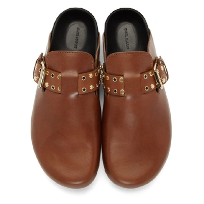 Shop Isabel Marant Brown Mirvin Slippers In 23nl Natura