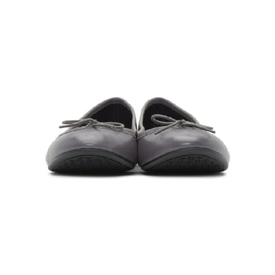 Shop Repetto Grey Lili Ballerina Flats In 1248 Gray